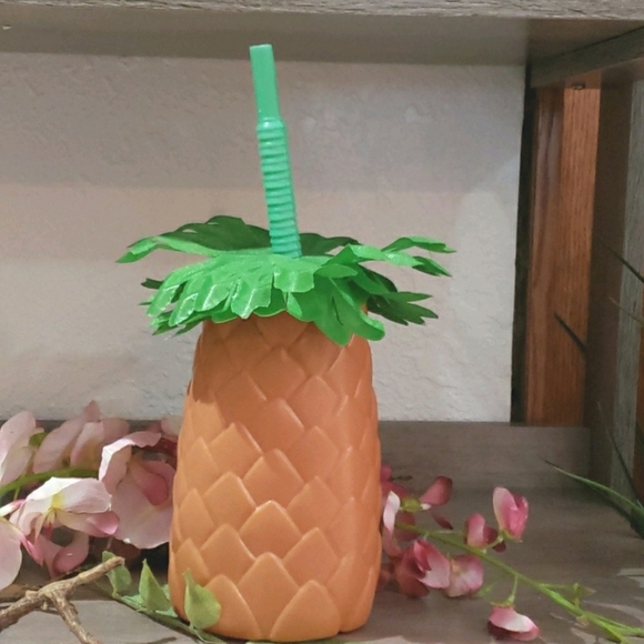 2× Bundle Palm trees Tumbler + Pineapple decor - Picture 4 of 7